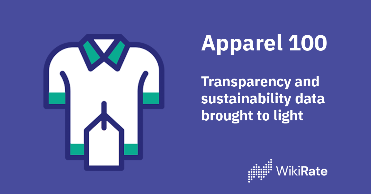 Apparel companies ESG data disclosure ratings supplier transparency